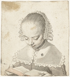Girl Reading by Gerard ter Borch I