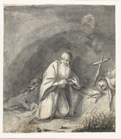 Heilige Hieronymus in de wildernis