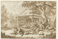 Herdersidylle by Adriaen van de Velde