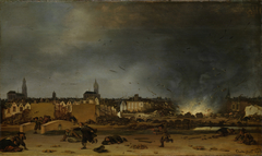 Het springen van de kruittoren in Delft, 12 oktober 1654