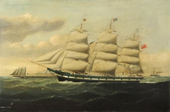 HMS 'Eurydice' at sea by William Horde Yorke
