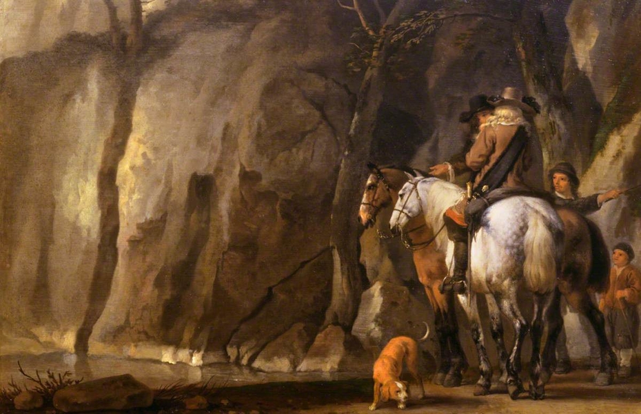 Horsemen in a Ravine