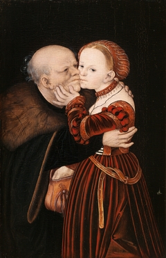 Ill-Matched Lovers by Lucas Cranach the Elder