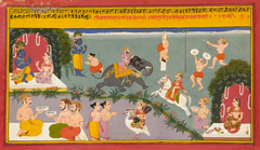 Illustration from a Gita Govinda serie by anonymous painter