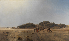 In the Araba desert by Eugen Bracht