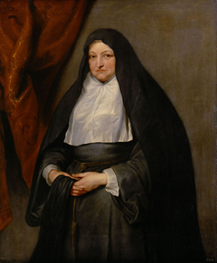 Infantin Isabella Clara Eugenia (1566-1633), portrait as a widow by Anthony van Dyck