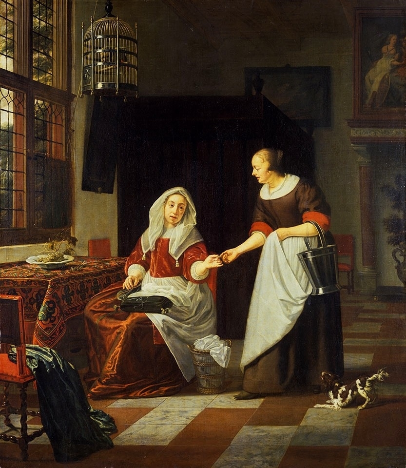 Interior with a Woman and her Maid