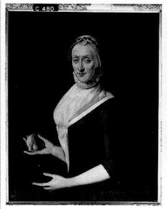 Isabella Gijsberts, wife of Tjaerd van der Walle by August Christian Hauck