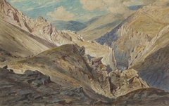 Iskar gorge near Cherepish monastery by Felix Philipp Kanitz