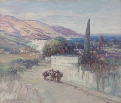 Italian Landscape by Frederick Gottwald