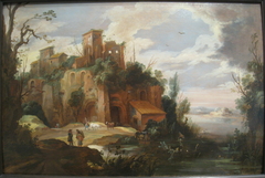 Italian Landscape with Ruins by Pieter van der Hulst