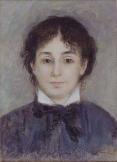 Jeune femme en bleu by Auguste Renoir