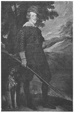 König Philipp IV. von Spanien im Jagdkostüm (nach Velázquez) by Franz von Lenbach