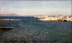 La Rade de Toulon, effet de mistral by François Nardi