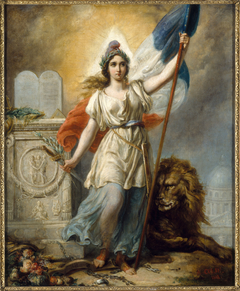 La République, esquisse pour le concours de 1848 by Alexandre-Marie Colin