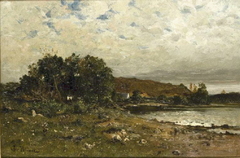 La rivière by Léon Germain Pelouse