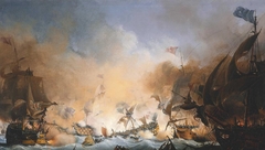 La troisième bataille d'Ouessant by Ambroise Louis Garneray