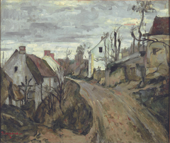 La Vieille Route à Auvers-sur-Oise by Paul Cézanne