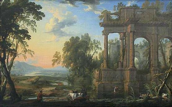Landscape with Ruins and a Pastor