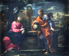Le Christ et la Samaritaine by Giovanni Gioseffo dal Sole