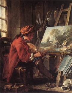 Le Peintre dans son atelier