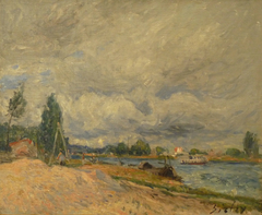 Les Bords du Loing by Alfred Sisley
