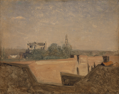 Les remparts d'Arras by Jean-Baptiste-Camille Corot