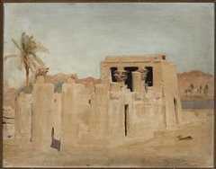 Luxor – bank of the Nile. From the journey to Egypt by Jan Ciągliński