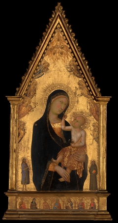 Madonna and Child with Saints and Angels by Lippo Memmi
