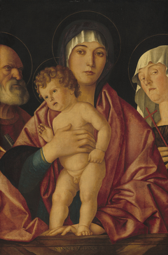 Madonna and Child with Saints by Anonymous