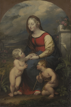 Madonna and Child with St. John the Baptist by John Trumbull