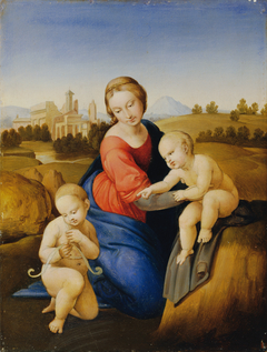 Madonna mit Kind und Johannesknaben by Johann Scheffer von Leonhardshoff