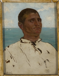 Man against the sea – Sudanese by Józef Chełmoński