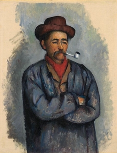 Man with a Pipe by Paul Cézanne
