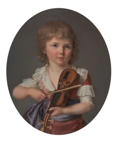 Master Henri Gabiou Playing the Violin