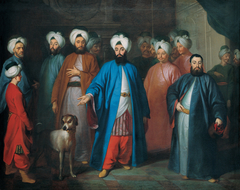 Mehmed Said Efendi and his Retinue by Georg Engelhard Schröder