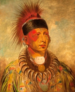 Mew-Hew-She-Kaw, The White Cloud, Chief of the Ioways by George Catlin