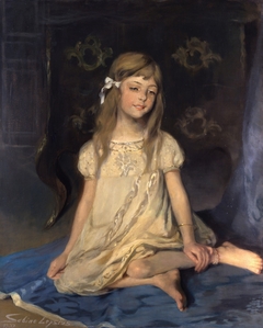 Monica, the daughter of the artist by Sabine Lepsius