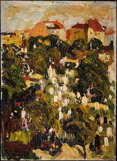 Munich, North Cemetery by Wassily Kandinsky