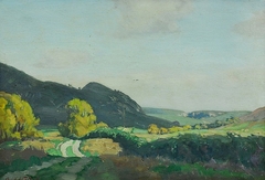 New Zealand Landscape by Archibald Nicoll