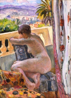 Nude at the Window by Henri Baptiste Lebasque