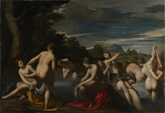 Nymphs at the Bath by Scarsellino