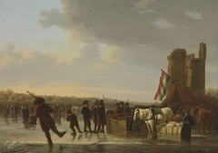On the Ice by Aelbert Cuyp