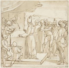 Opdracht in de tempel by Unknown Artist