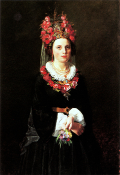 Peasant Bride from Åland by Karl Emanuel Jansson