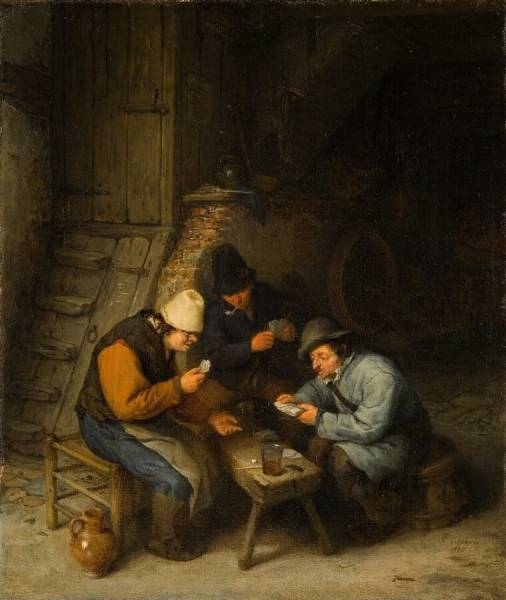 Peasants Playing Cards