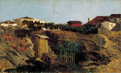 Portici Landscape by Marià Fortuny