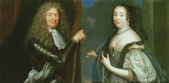 Portrait de Henri de Bourbon, duc de Verneuil et de son épouse Charlotte Séguier by Charles Beaubrun