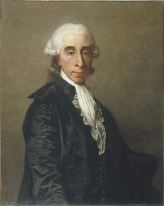 Portrait de Jean-Sylvain Bailly (1736-1793), savant et homme politique ; maire de Paris de 1789 à 1791 by Jean-Laurent Mosnier