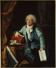 Portrait de Mirabeau (1749-1791) dans son cabinet de travail by Laurent Dabos